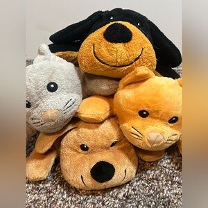 Melissa & Doug Plush Stuffed Animal Bundle Dog & Cats 4pc Set